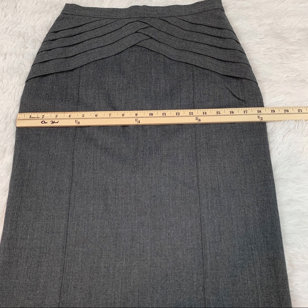 Viktor & Rolf Virgin Wool pleated waist pencil Skirt knee length Made‎ in Italy - Picture 6 of 11